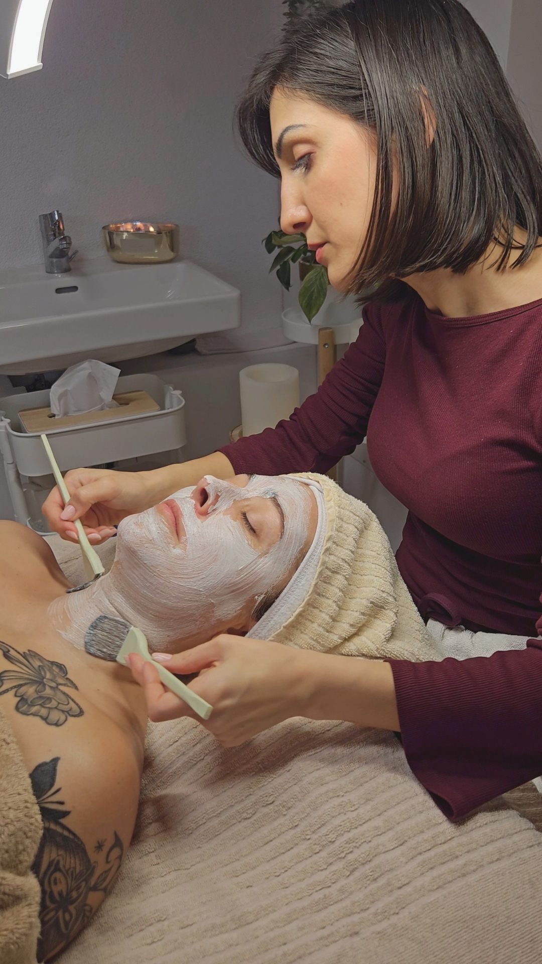 Soin du visage à L'Evanescence